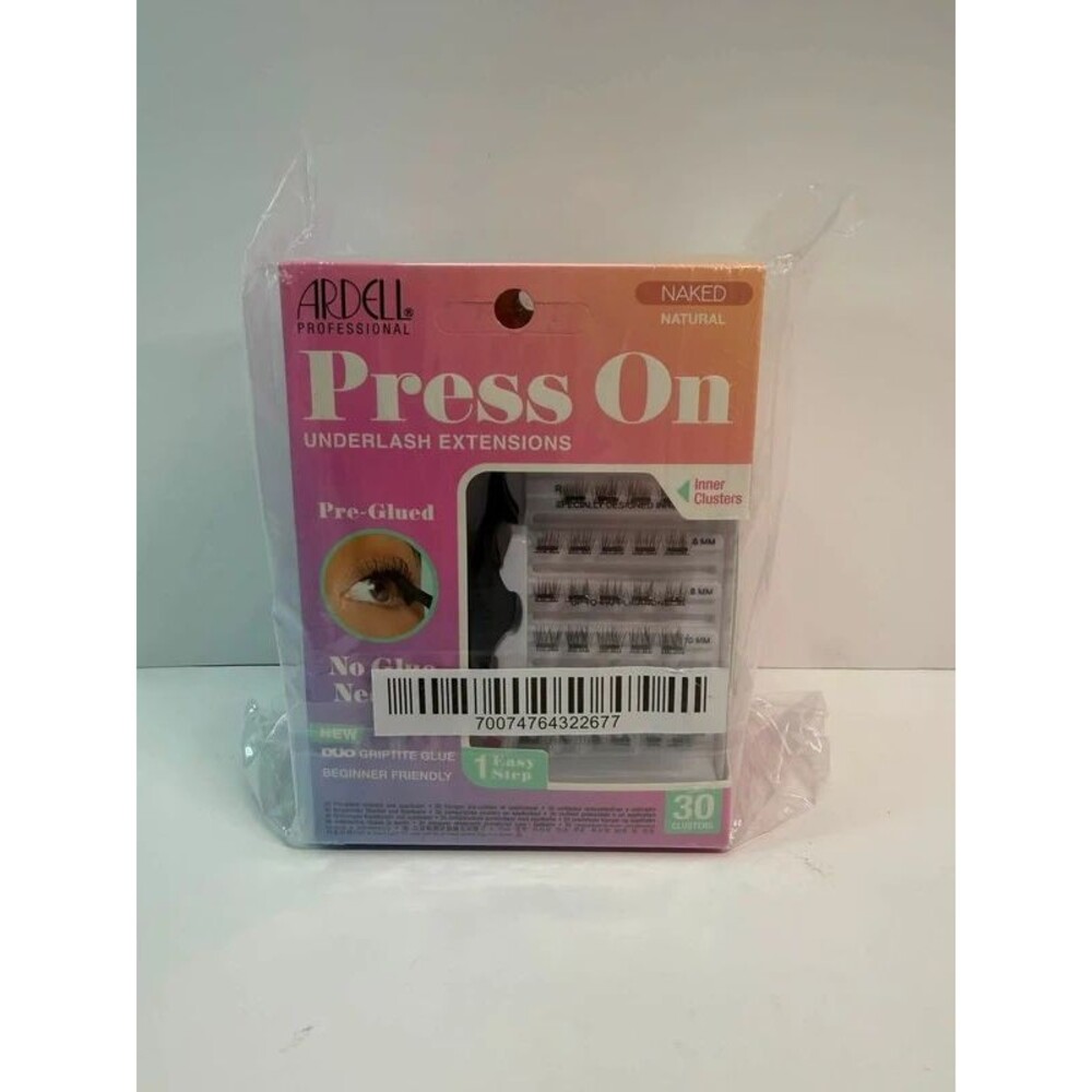 Ardell Press On Underlash Extensions Naked Natural – 4 Pack Bundle